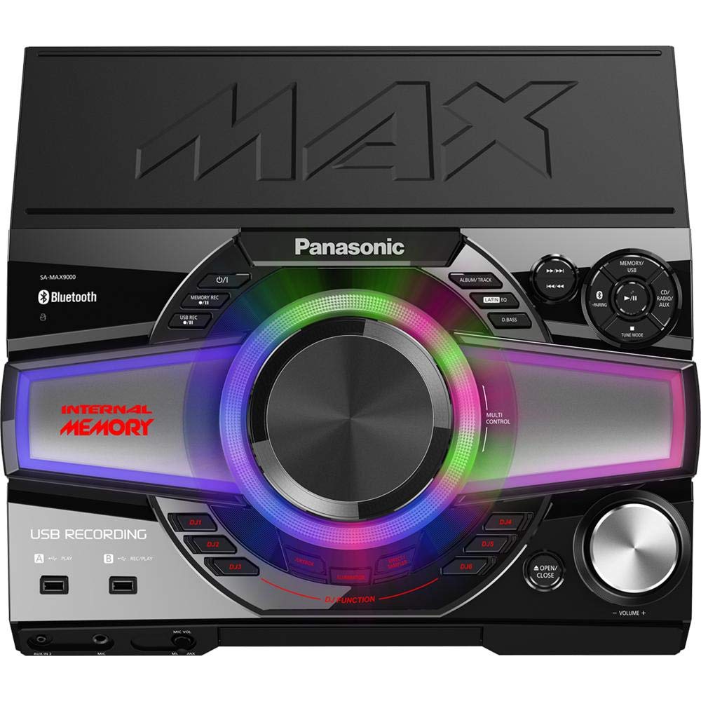 Mini System Panasonic 3300W RMS Preto SC-MAX9000LB | Amazon.com.br